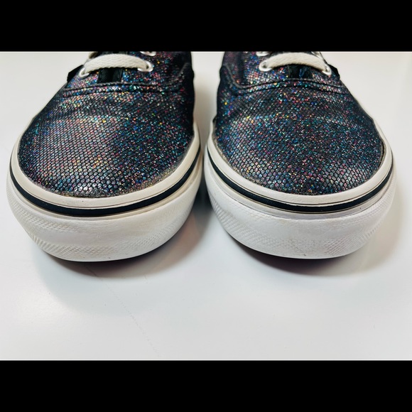 Vans Off The Wall Holographic Glitter Shimmer Sparkly Big Kids Shoe Size 3.5. - Picture 7 of 11